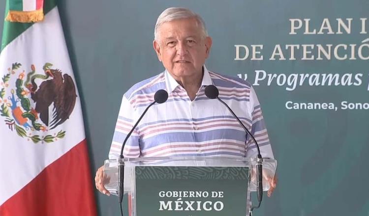 Presenta AMLO plan integral para “hacer justicia” a la región de Cananea, en Sonora