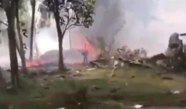 Al menos 45 muertos y 53 heridos deja accidente de avión militar en Filipinas