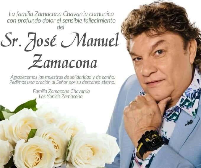 Fallece el líder de Los Yonic’s, José Manuel Zamacona, padecía COVID-19