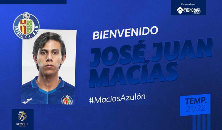 José Juan Macías es confirmado como nuevo delantero del Getafe