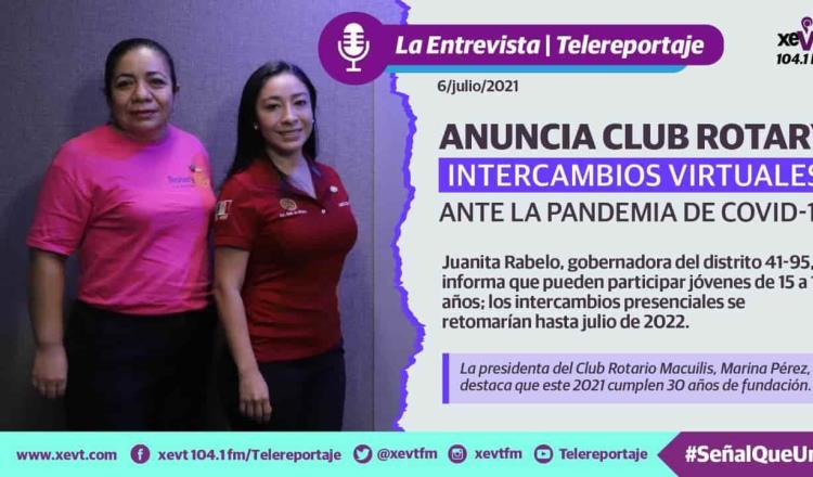 Club Rotarios activa intercambios virtuales, ante la pandemia