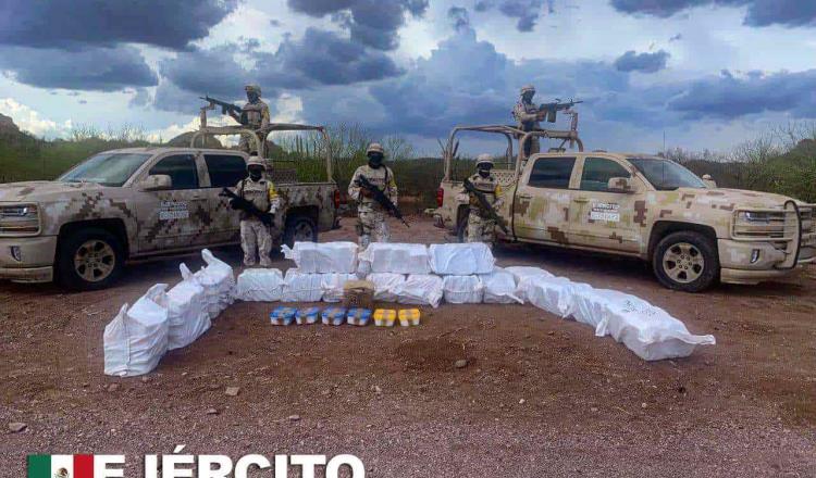 Incauta SEDENA droga con valor de más 390 mdp en Sonora y Baja California