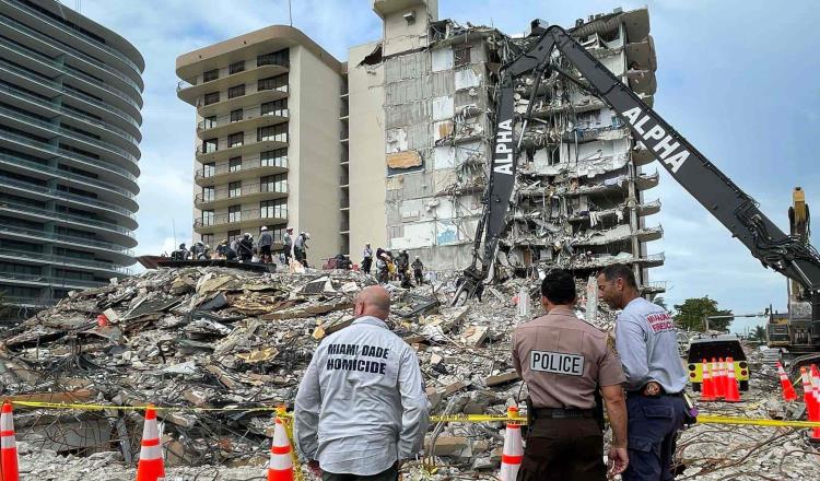 Aumenta a 86 el número de fallecidos por derrumbe de edificio en Miami