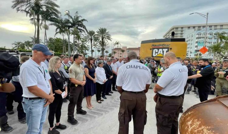 Incrementa a 90 el número de muertos por derrumbe de edificio en Surfside, Miami