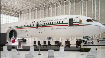 Proyecta Gobierno de México pagar en 2022, 475 mdp del arrendamiento del avión presidencial