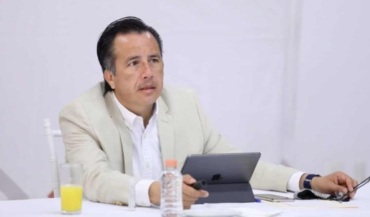 Lamenta gobernador de Veracruz liberación de Del Río Virgen por tener “amigo pudiente”