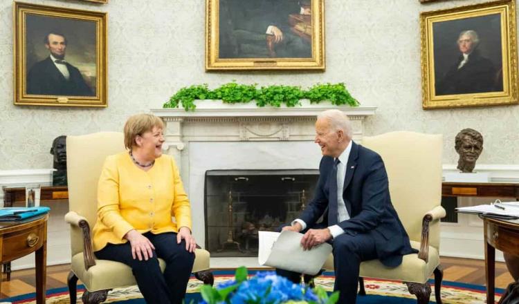 Biden y Merkel reiteran su compromiso con los “principios democráticos”