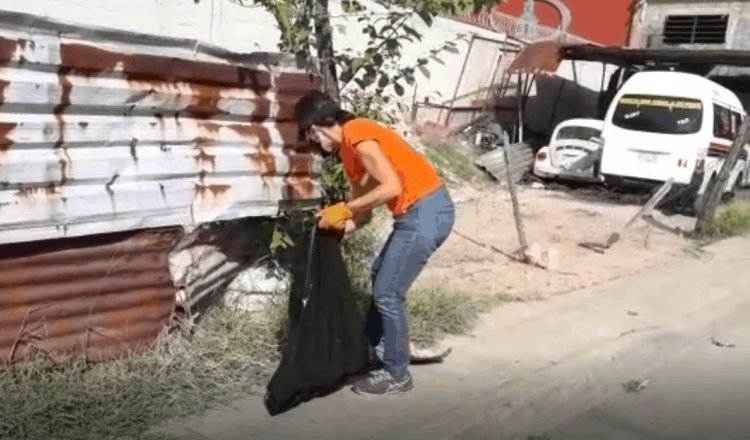Realiza Canaco segunda jornada de limpieza en las inmediaciones del tianguis de Villahermosa