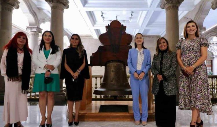 Gobernadoras electas de Morena se reúnen con Claudia Sheinbaum en CDMX