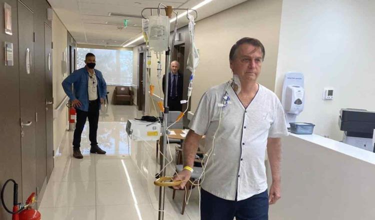 Reportan que salud de Jair Bolsonaro ha evolucionado satisfactoriamente