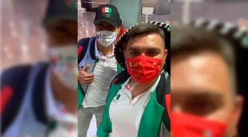 Juan Pablo Oramas y la Selección Mexicana de Beisbol viajan rumbo a Tokio