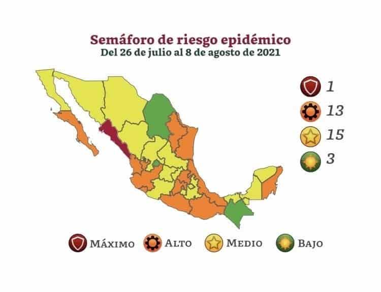 Tabasco pasa a amarillo en el semáforo epidémico de la SSa