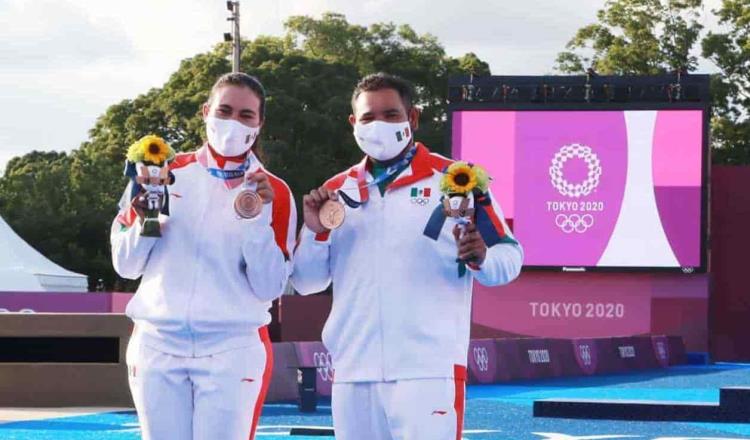 Gobierno de México felicita a Alejandra Valencia y Luis Álvarez, tras obtener primera medalla para la delegación mexicana en JJOO