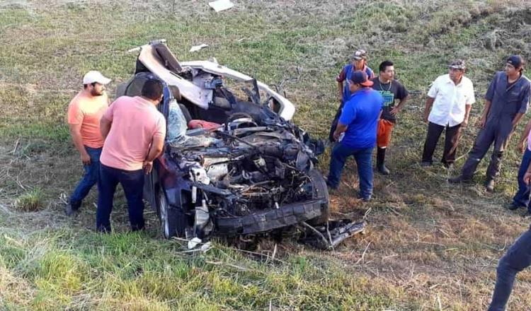 Fallece hombre en trágico accidente en la vía Cárdenas-Coatzacoalcos