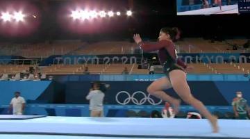 Avanza Alexa Moreno a la final de salto de caballo en Tokio 2020, pero queda fuera del All-Around 