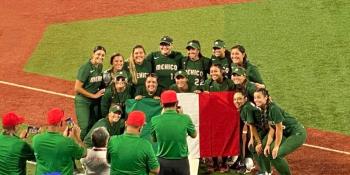 Gana México su primer partido de softbol femenino en Tokio 2020 ante Italia