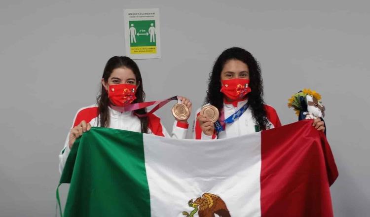 Felicita AMLO a mexicanos que ganaron medallas de bronce en Tokio; dice que las sintió como si fueran de oro