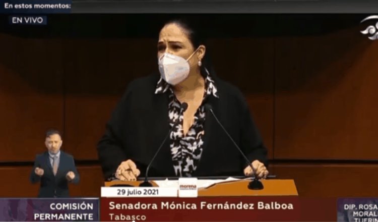 Acusa Mónica Fernández Balboa que la oposición no quiso incluir los desafueros en extraordinario