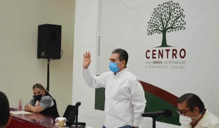 Reaparece Evaristo Hernández... encabeza sesión ordinaria de Cabildo de Centro