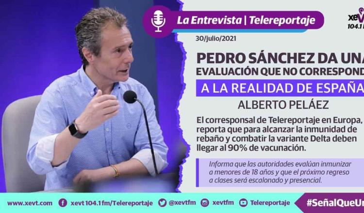 Pedro Sánchez dice que España recuperó casi todos los empleos; “esa no es la realidad”: Alberto Peláez