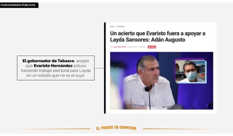 Insiste MC en que funcionarios públicos de Tabasco intervinieron en la elección de Campeche