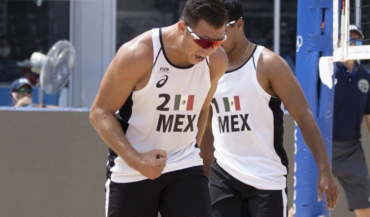 Logra México su primera victoria en voleibol de playa en Tokio 2020