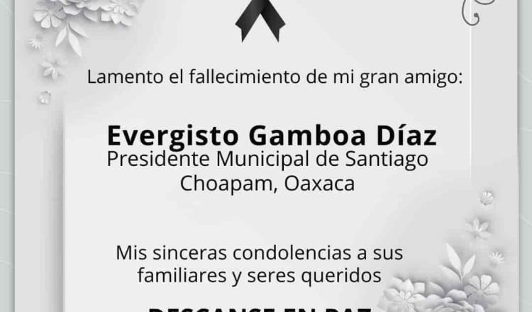 Alcalde de Santiago Choápam, Oaxaca, fallece por COVID-19