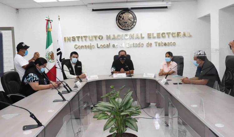 En Tabasco, el INE logró instalar las mil 053 mesas receptoras previstas para la consulta