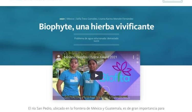 Jóvenes Tabasqueñas representan a México en el Premio Junior de Agua de Estocolmo