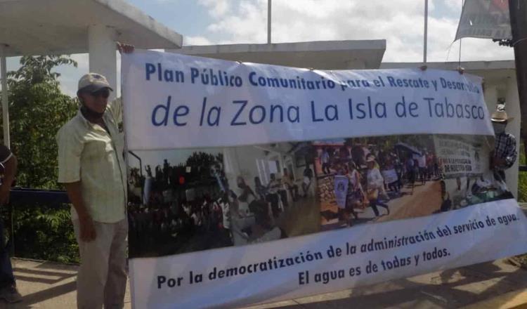 Piden pobladores de La Isla que Conagua vaya desazolvando zonas urgentes además de supervisar