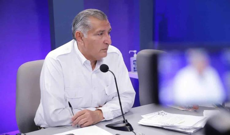 Adán Augusto cancela su participación en plenaria de senadores de Morena
