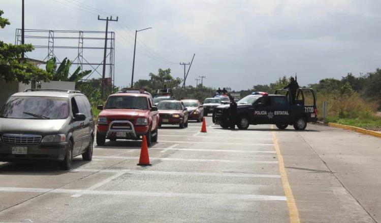 Operativos para reducir movilidad en Villahermosa incluye retenes y vigilancia nocturna