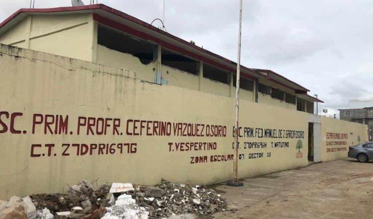 Escuela más antigua de Villahermosa será entregada en diciembre, tras su reconstrucción: Setab