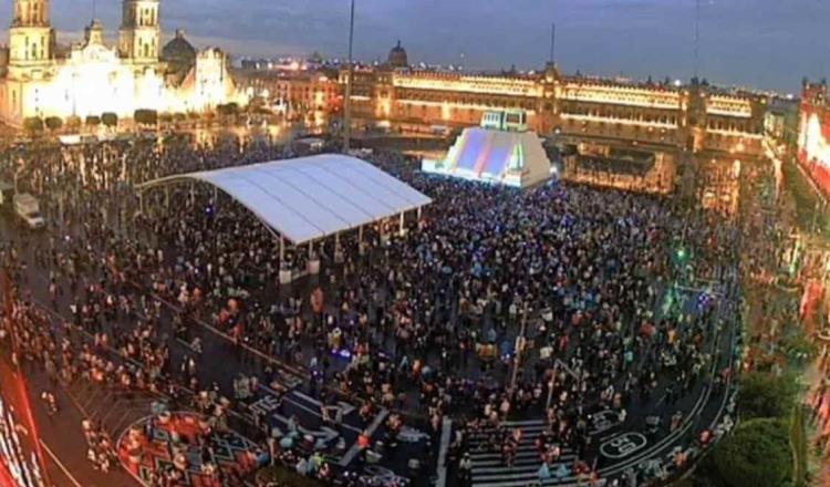 Justifica gobierno de la CDMX aglomeraciones en inauguración de maqueta del Templo Mayor