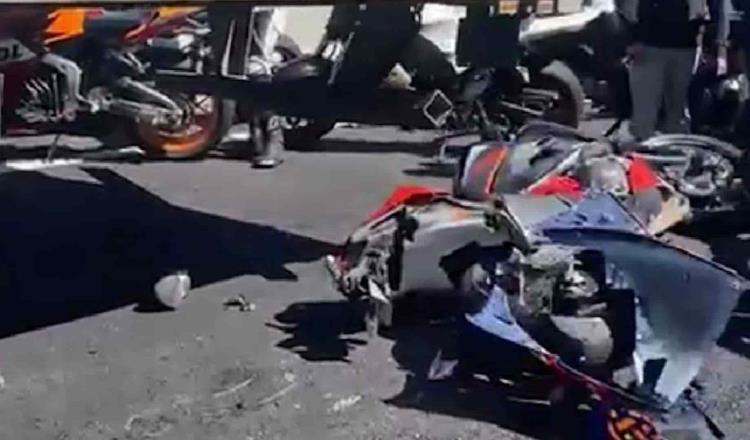 Accidente en la autopista México-Cuernavaca deja seis motociclistas muertos 