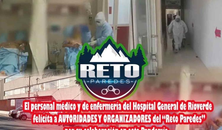 Personal de hospital en San Luis Potosí, reclama por celebración de evento masivo pese a repunte de contagios