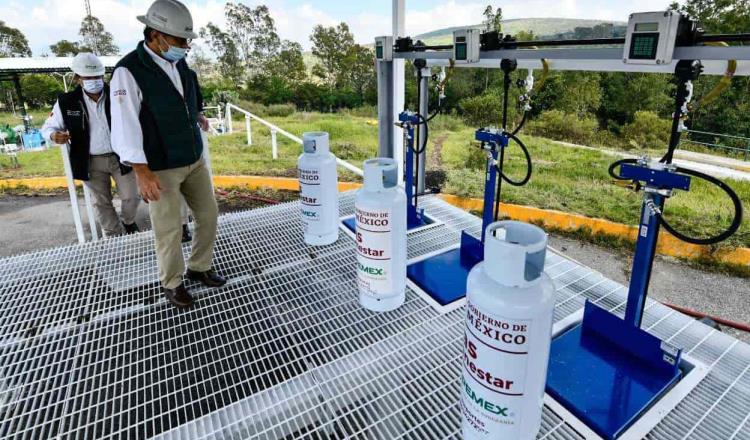 Terminales de distribución en Hidalgo tendrán capacidad de llenado de 9 mil 600 cilindros por día para Gas Bienestar: Pemex