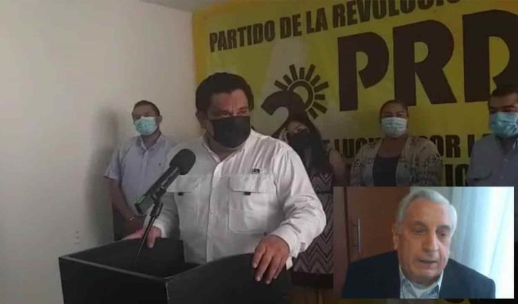 Afirma PRD Tabasco que Arturo Núñez no está dentro de su padrón de militantes