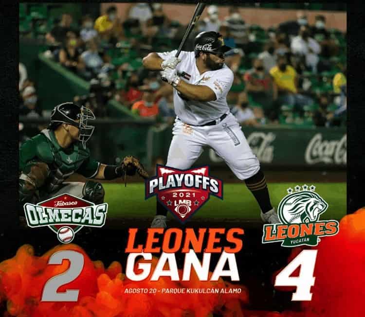 Olmecas cae ante Yucatán en el 3er juego del playoffs de la LMB