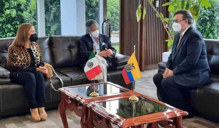 Presidente de Ecuador llega a México para participar en conmemoración de los Tratados de Córdoba 