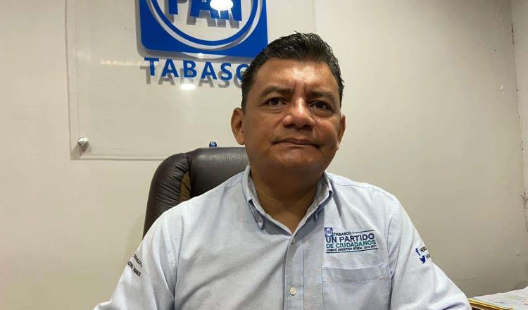 Rechaza Pedro Hidalgo que por consigna contra Rodríguez Prats se haya decidido darle a una mujer la dirigencia en Tabasco