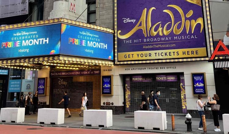 Broadway regresará con El Rey León y Aladdin tras el cierre por la pandemia