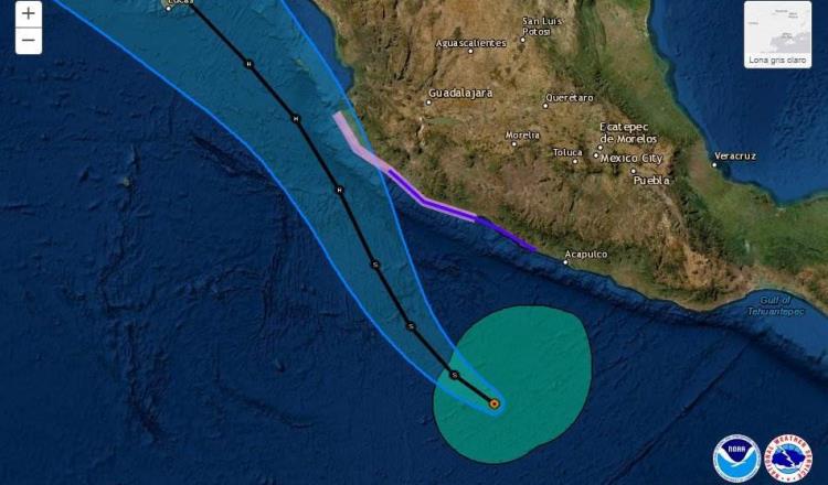 Avanza en el Pacífico tormenta tropical “Nora”; se convertiría en huracán categoría 1 el viernes