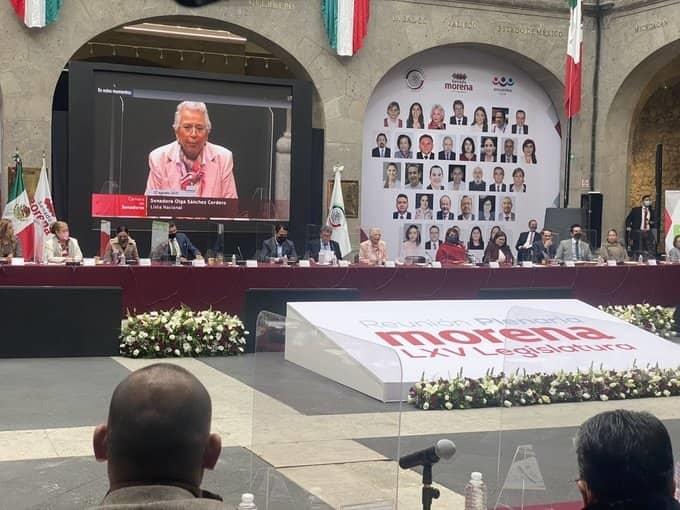 Avalan senadores de Morena postular a Olga Sánchez para presidir la mesa directiva