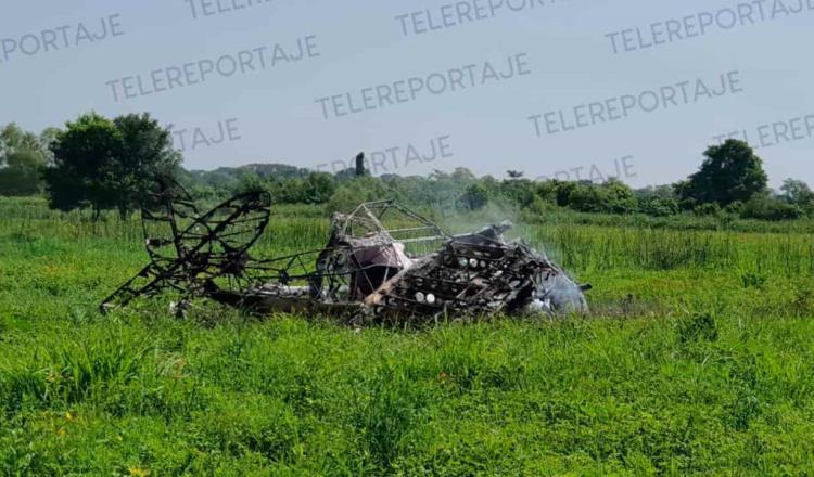 Avioneta se desploma en Cucuyulapa, Cunduacán; muere el piloto