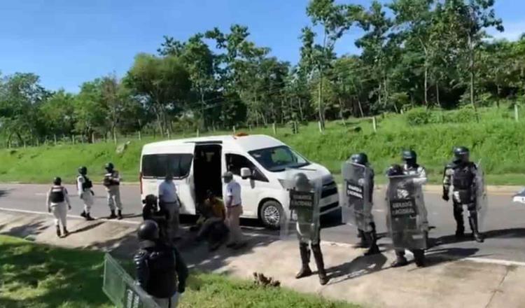 Nueva caravana de migrantes es detenida en Chiapas; hubo enfrentamiento