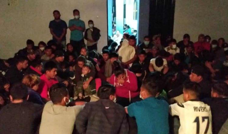 En Aguascalientes rescatan a casi 300 indocumentados hacinados en una casa