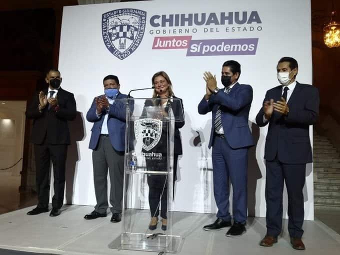 Asume Maru Campos como gobernadora de Chihuahua en las primeras horas de este miércoles