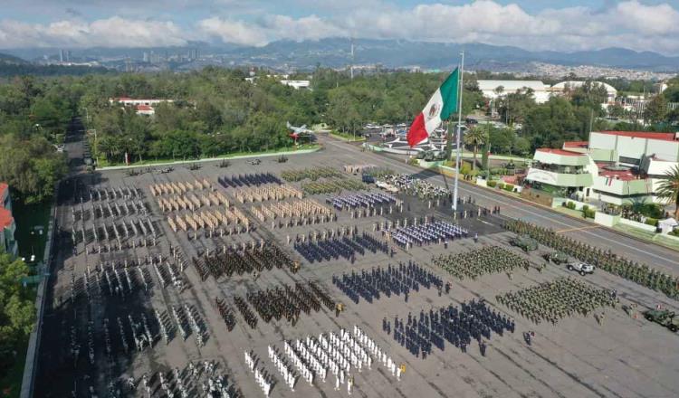 Realiza Sedena ensayo general previo a desfile del 16 de septiembre