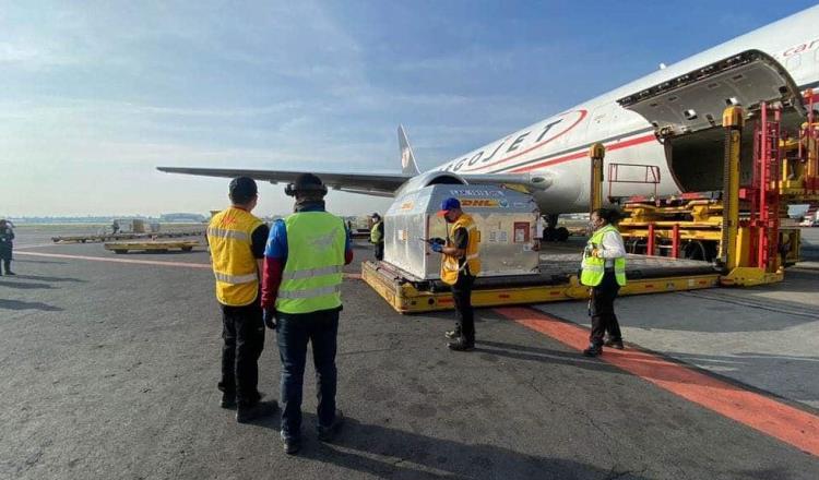Reporta Birmex llegada de nuevo embarque con 592 mil 020 vacunas de Pfizer